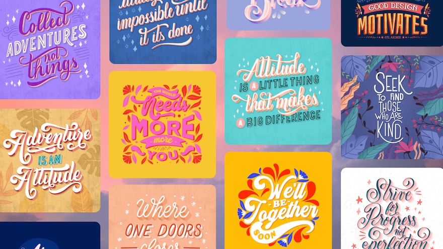 Quote that! amazing lettering collection